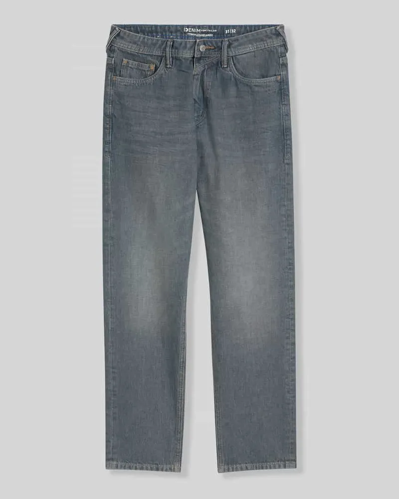 Tom Tailor Relaxed Fit Jeans aus reiner Baumwolle Modell 'TTWAYLEN Jeansblau