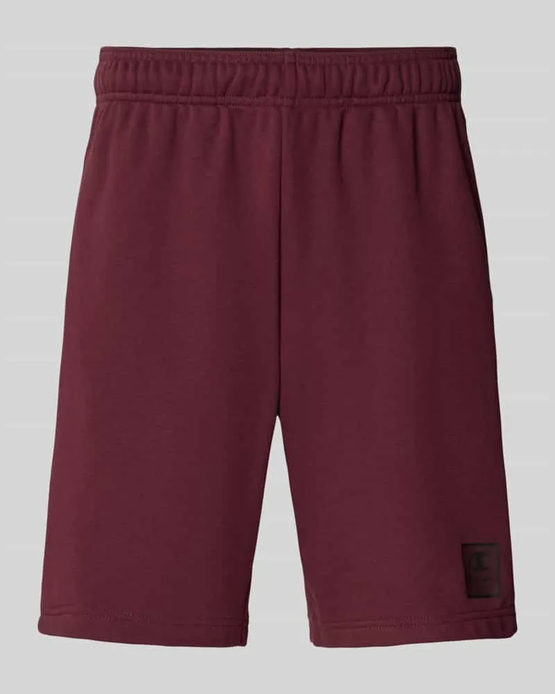 Champion Sweatshorts mit Logo-Print Modell 'TAPE Bordeaux
