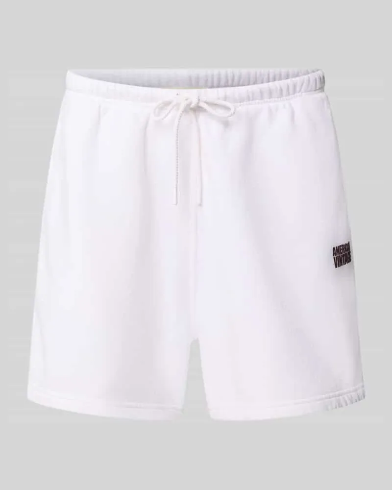 American Vintage Shorts mit Logo Modell 'PLIZZY Anthrazit