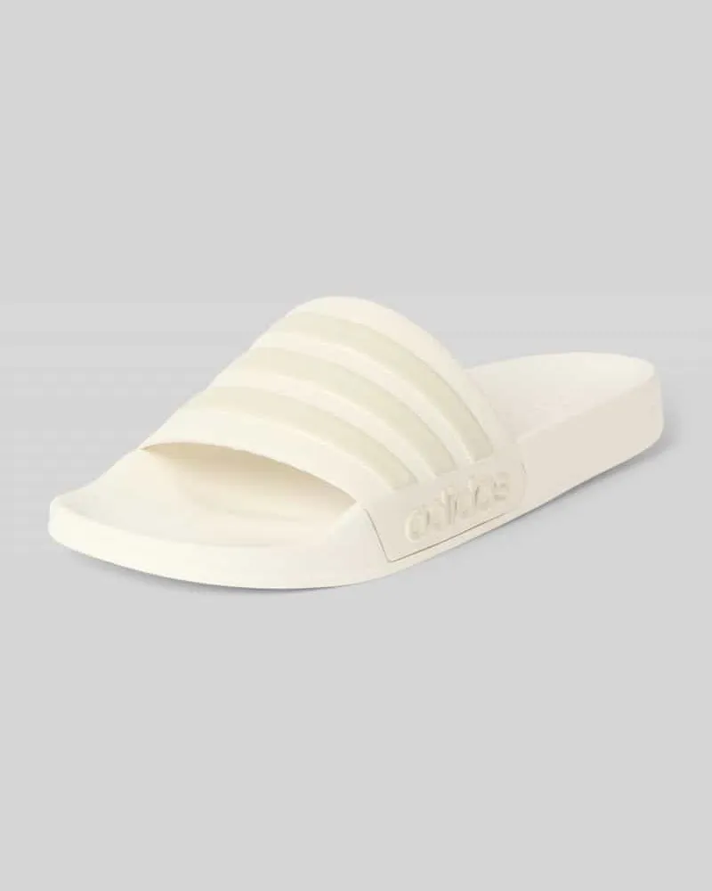 adidas Badeschuhe mit Label-Schriftzug Modell 'ADILETTE SHOWER Offwhite