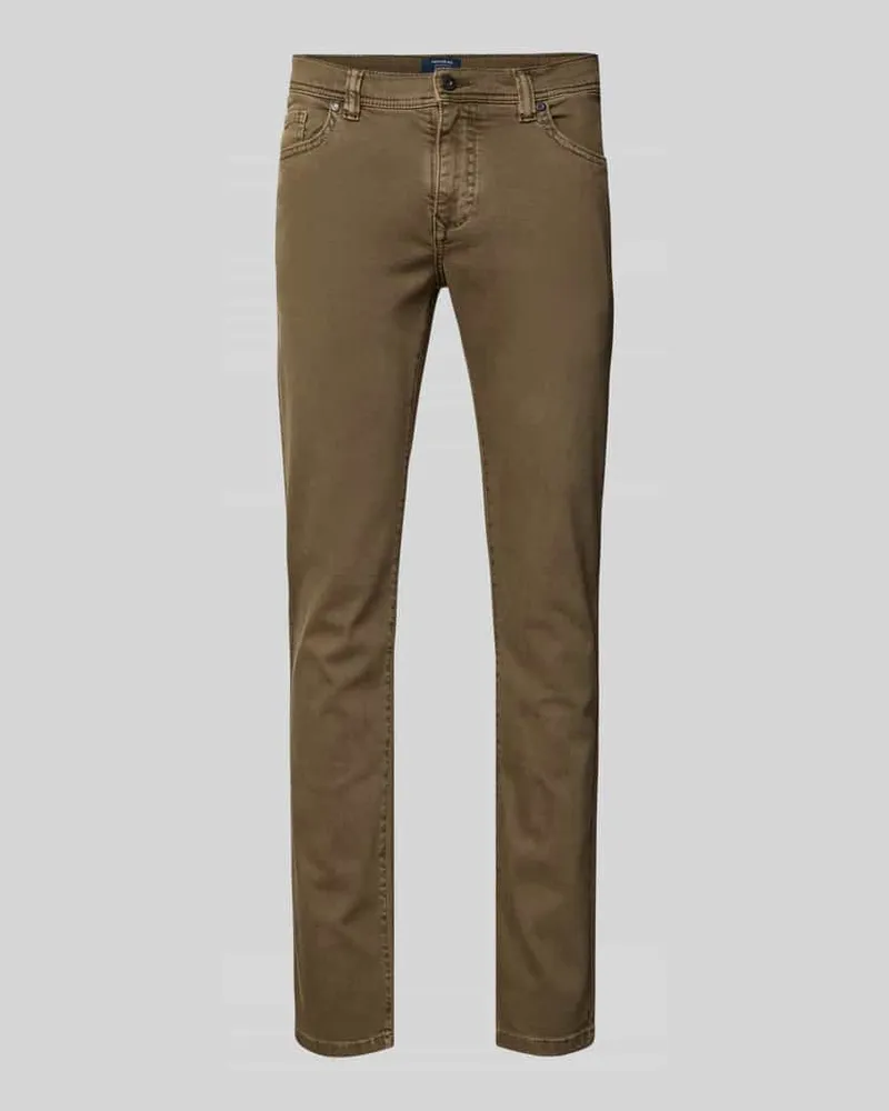 McNeal Slim Fit Jeans im 5-Pocket-Design Schlamm