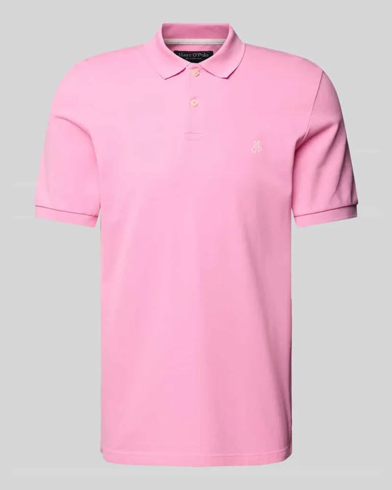 Marc O'Polo Regular Fit Poloshirt aus reiner Baumwolle Rosa