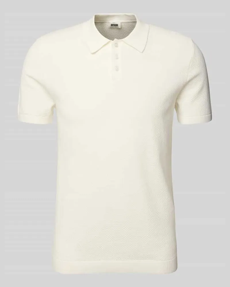 Drykorn Slim Fit Poloshirt mit Strukturmuster Modell 'TRITON 