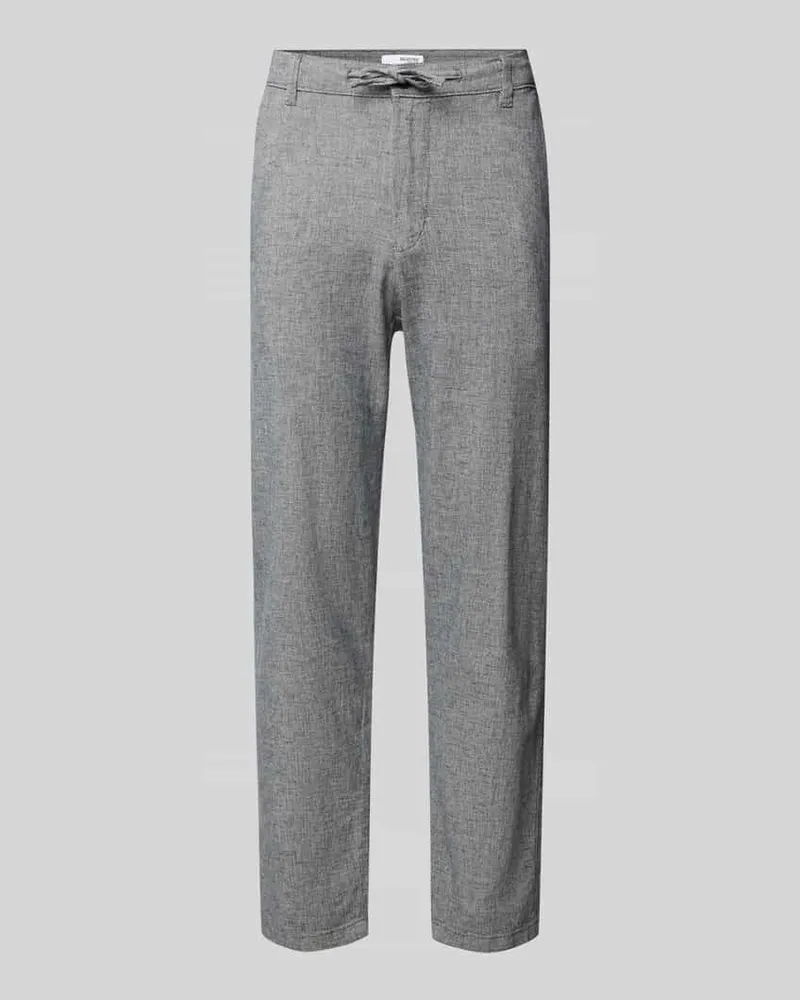 Selected Homme Slim Tapered Fit Hose mit Leinen-Anteil Modell 'BRODY 