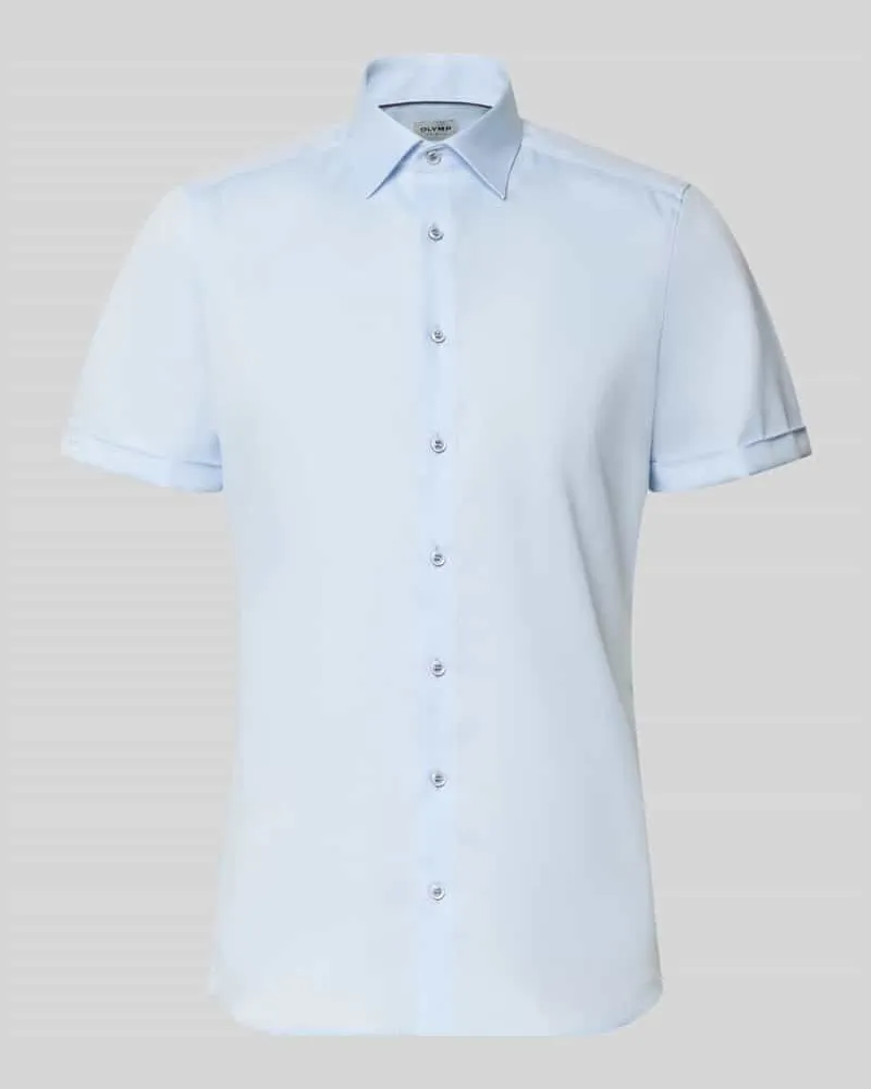 Olymp Slim Fit Business-Hemd mit Kentkragen Bleu