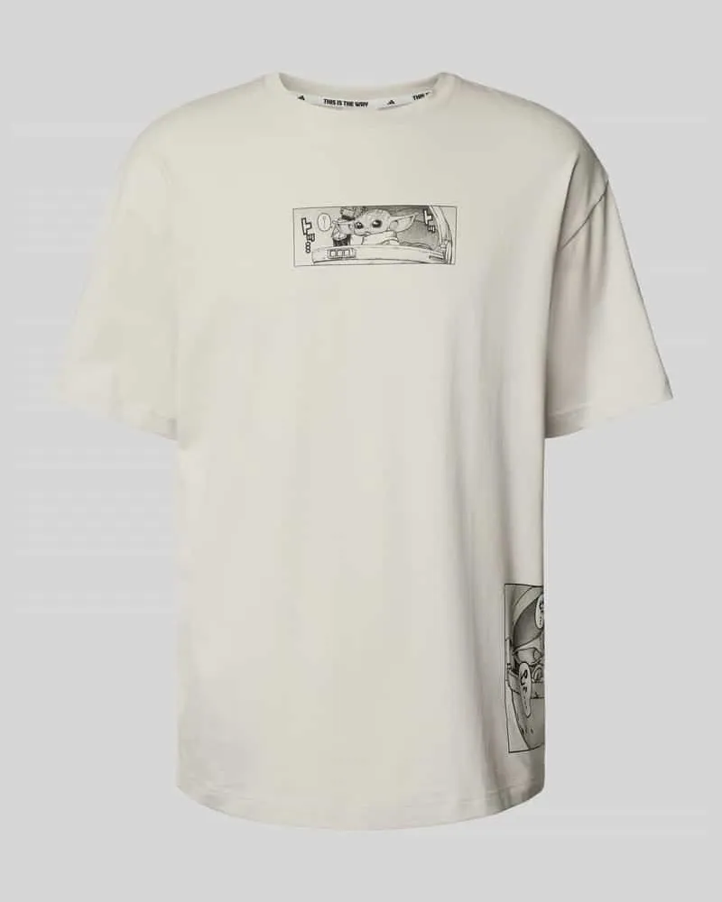adidas T-Shirt mit Motiv-Print 