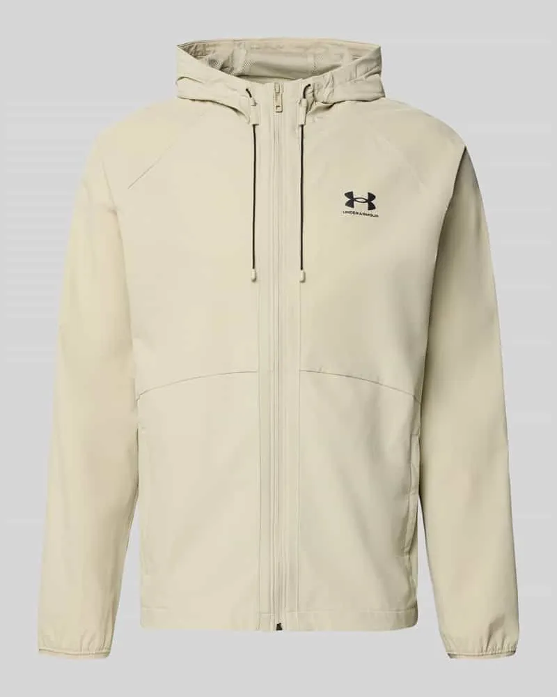 Under Armour Regular Fit Jacke mit Logo-Print Modell 'Vibe Beige
