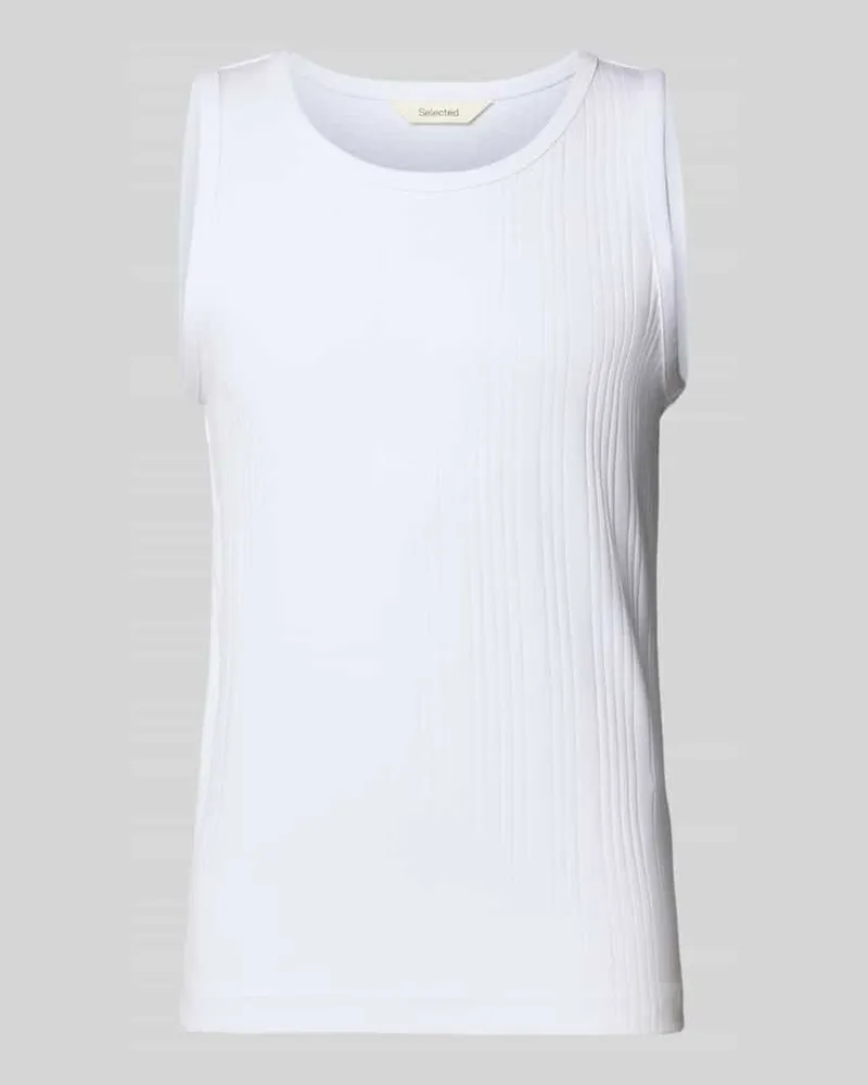 Selected Homme Regular Fit Tank Top aus Baumwoll-Mix Modell 'ANDRE Weiss