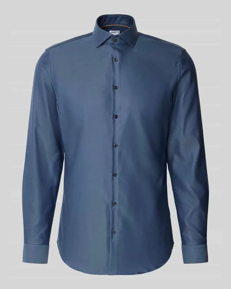 JAKE*S Slim Fit Businesshemd in Premiumqualität 