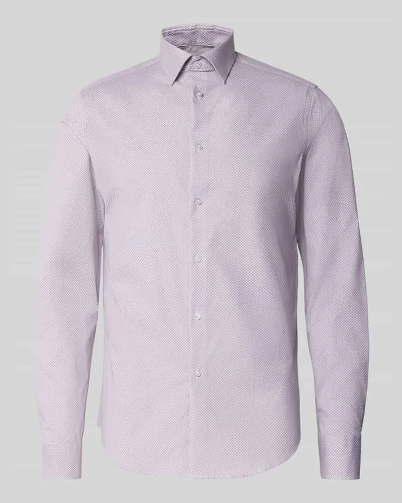 Calvin Klein Slim Fit Business-Hemd mit Kentkragen 