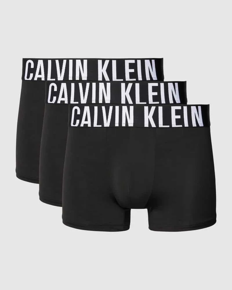 Calvin Klein Trunks mit elastischem Logo-Bund im 3er-Pack 
