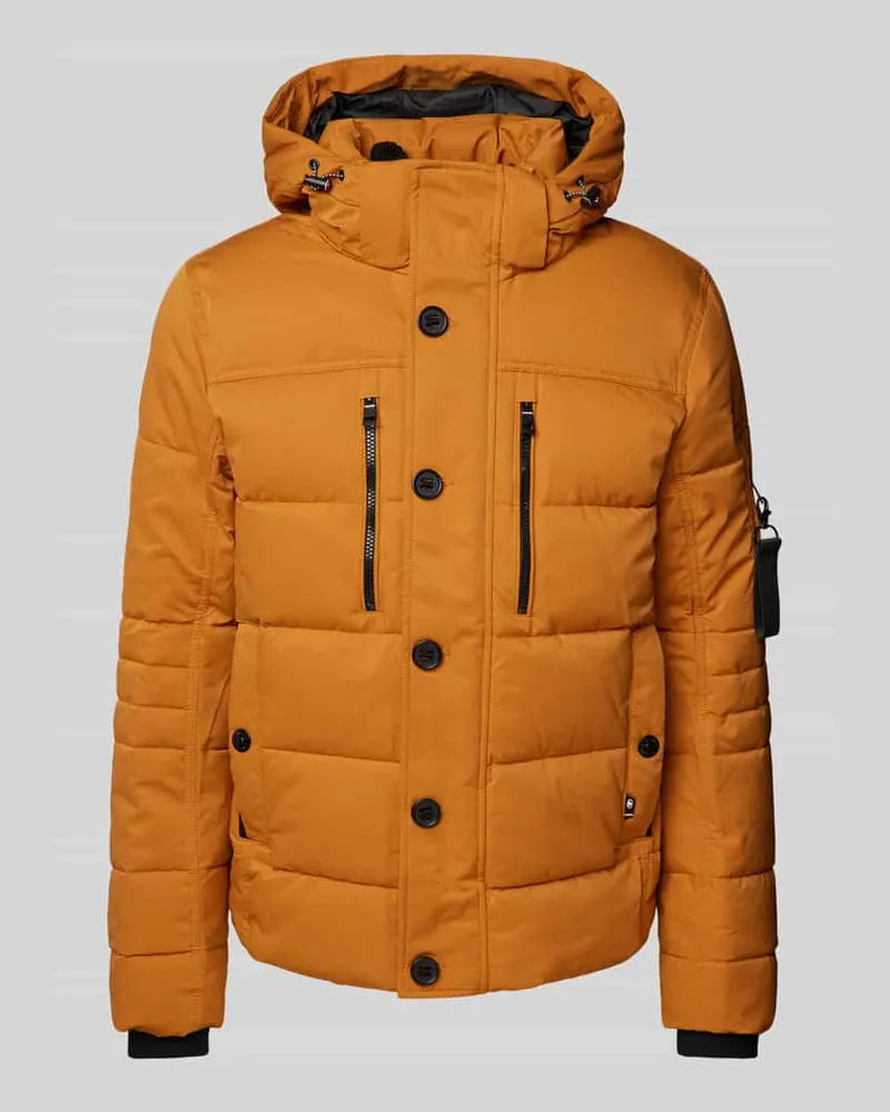 Tom Tailor Regular Fit Steppjacke mit abnehmbarer Kapuze 