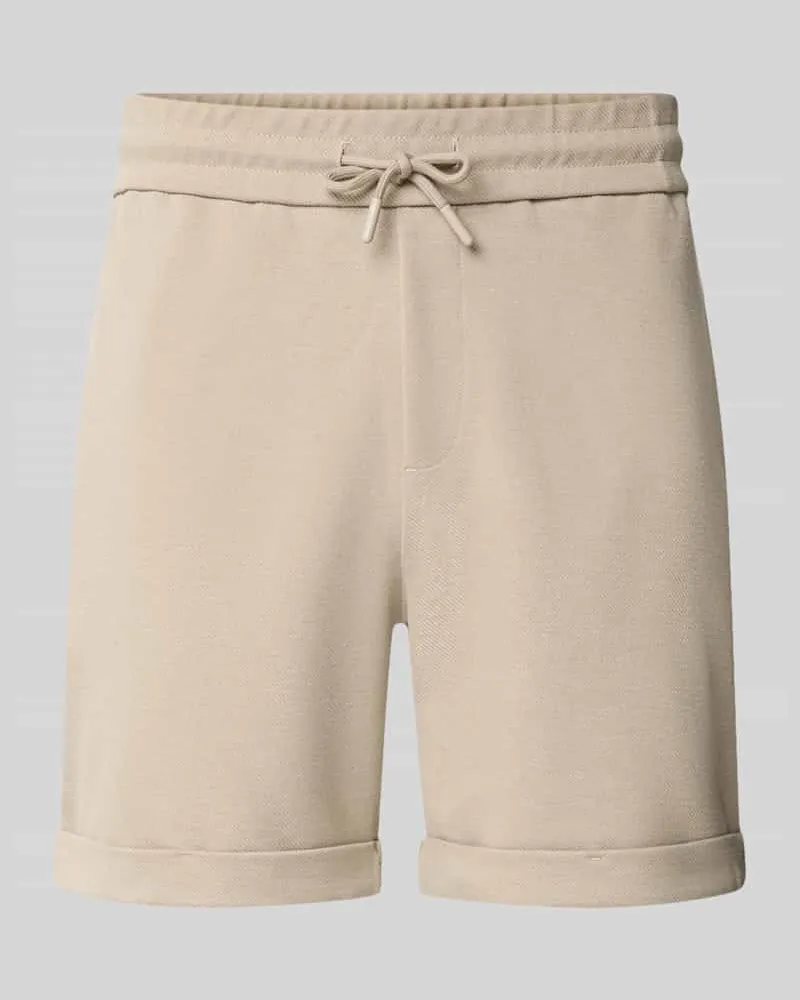 Only & Sons Regular Fit Shorts mit Viskose-Anteil Modell 'NEWKODYL Beige