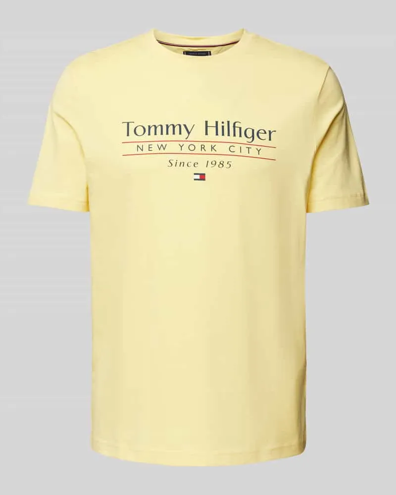 Tommy Hilfiger T-Shirt mit Label-Print 