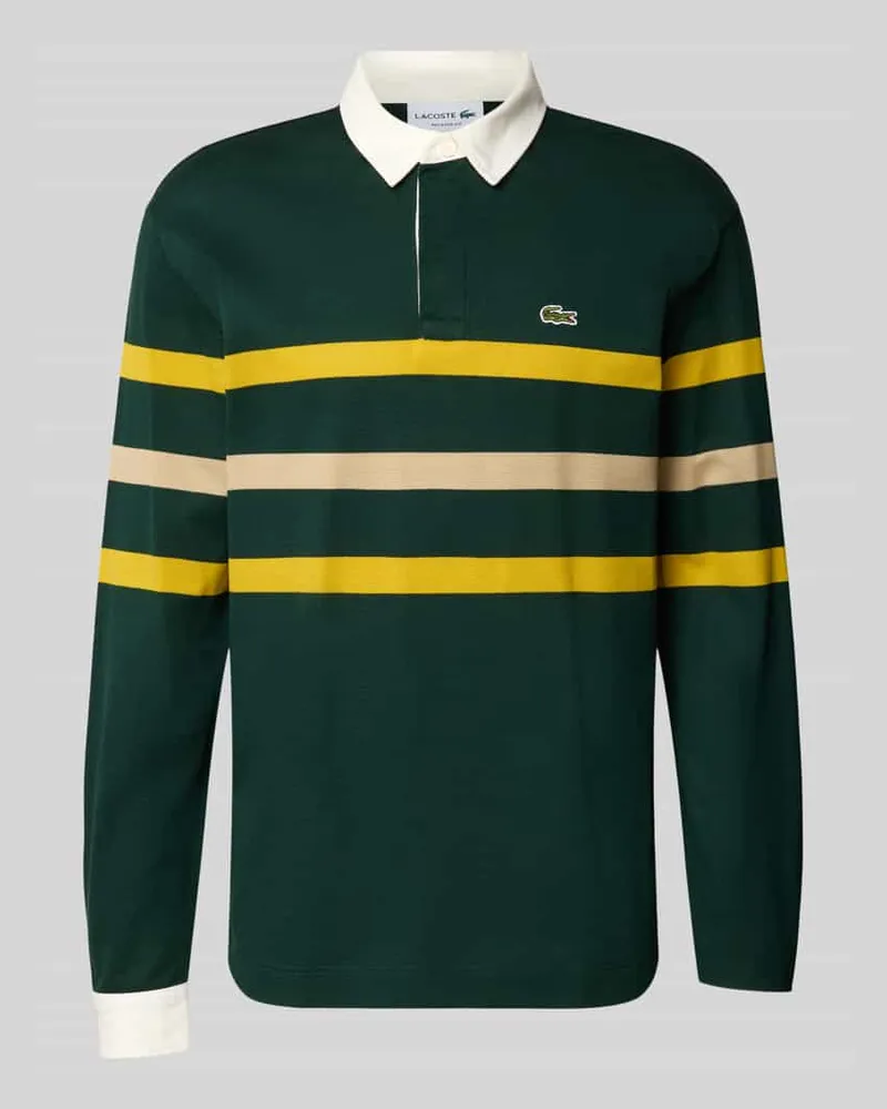 Lacoste Poloshirt mit Logo-Detail Gruen