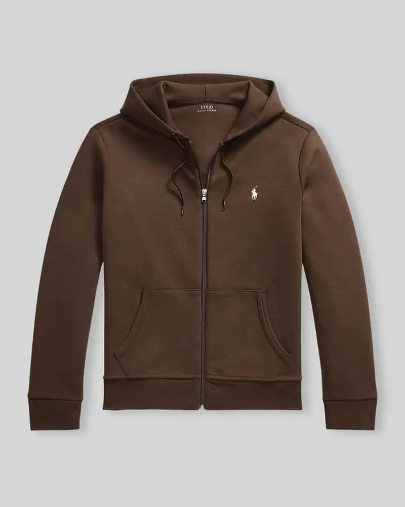 Ralph Lauren Regular Fit Sweatjacke aus Baumwoll-Mix Mittelbraun