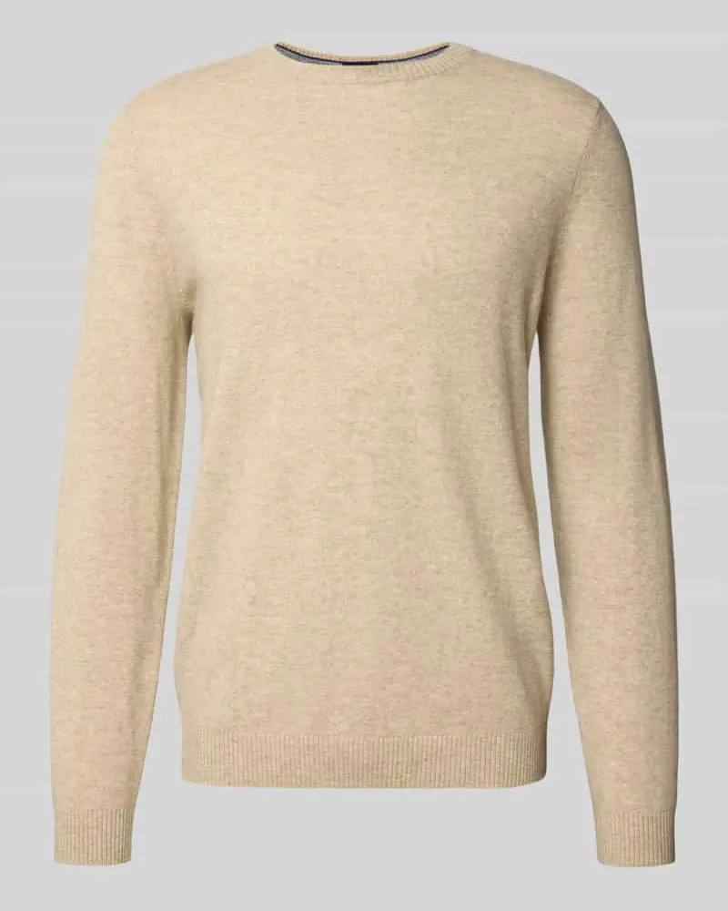 Christian Berg Regular Fit Kaschmirpullover mit Rundhalsausschnitt 