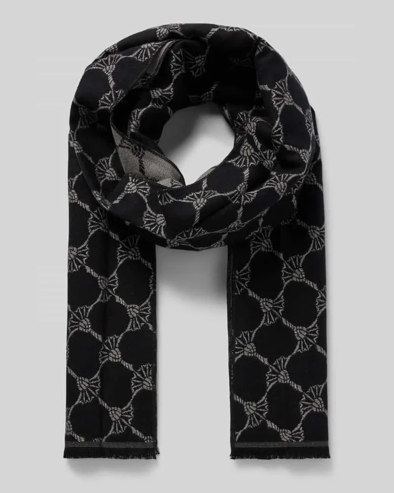 JOOP! Schal mit Ausfransungen Modell 'Felix Black