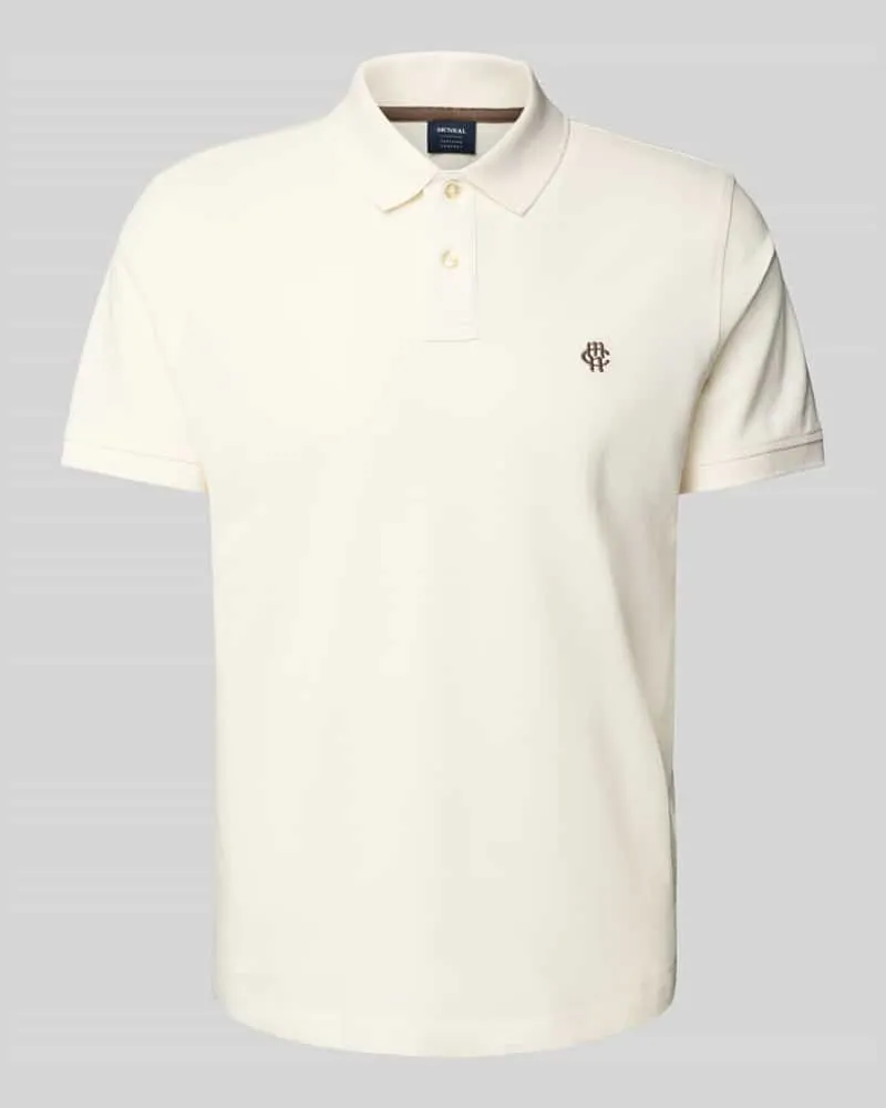 McNeal Poloshirt mit Label-Stitching 