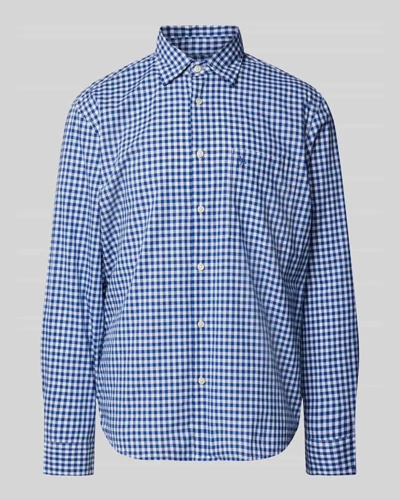 Marc O'Polo Regular Fit Freizeithemd aus reiner Bio-Baumwolle mit Karomuster 