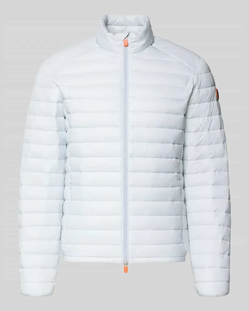 Save The Duck Steppjacke mit Zweiwegereißverschluss Modell 'Alexander Hellgrau