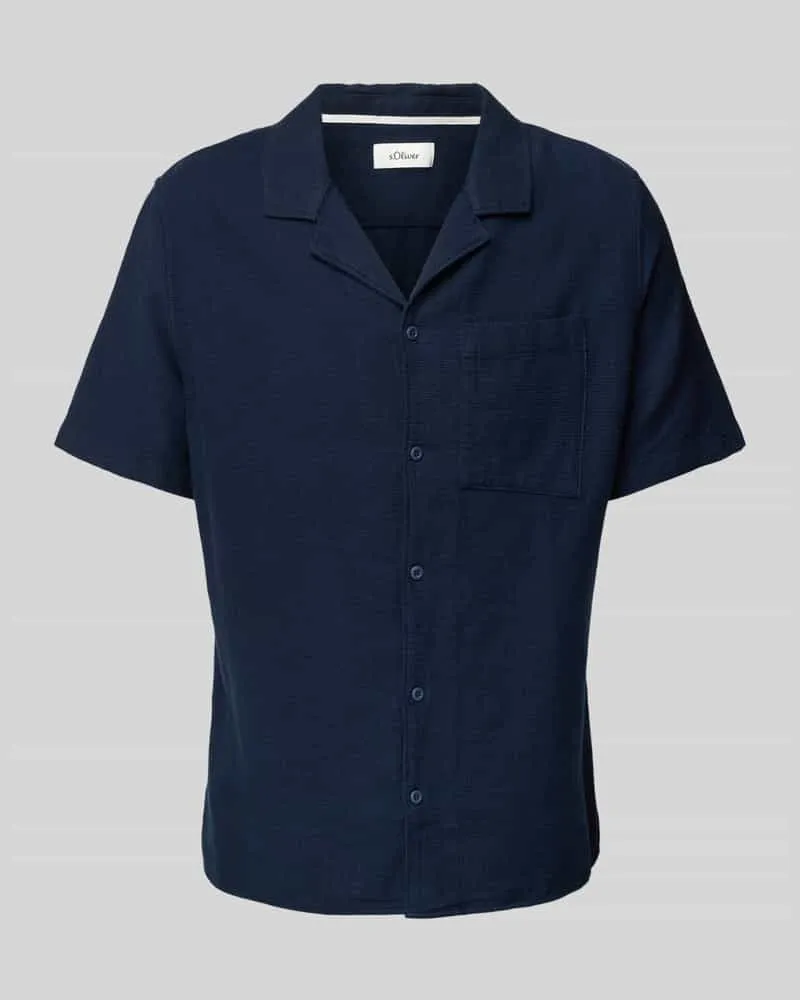 S.Oliver Oversized Freizeithemd aus reiner Baumwolle 