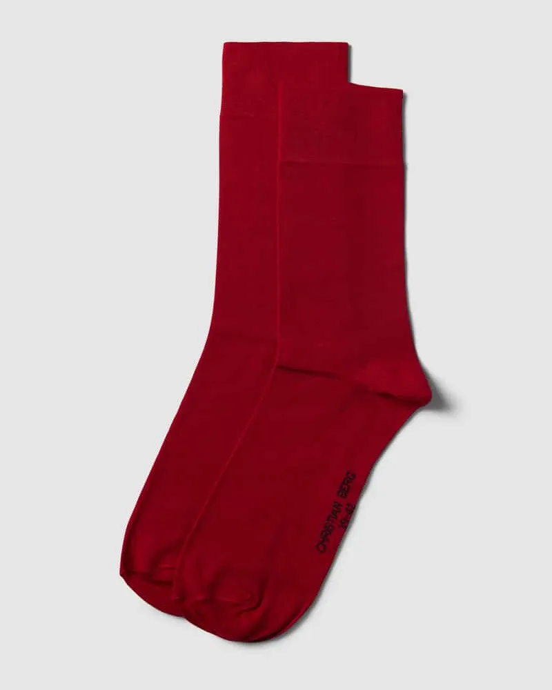 Christian Berg Socken mit elastischen Bündchen im 2er-Pack 