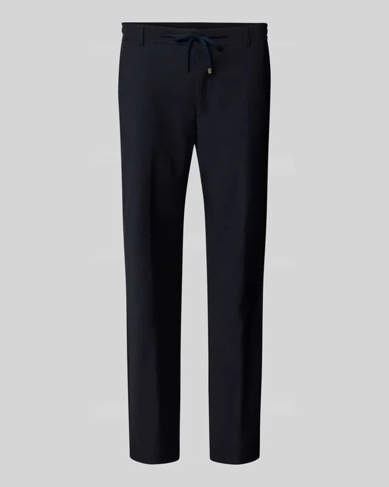 JOOP! Straight Fit Hose mit Lanawoll-Anteil Modell 'Sake Marine