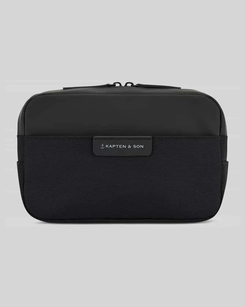 Kapten & Son Bauchtasche mit wasserfestem Reißverschluss Modell 'BERGEN PRO CROSSBODY Black