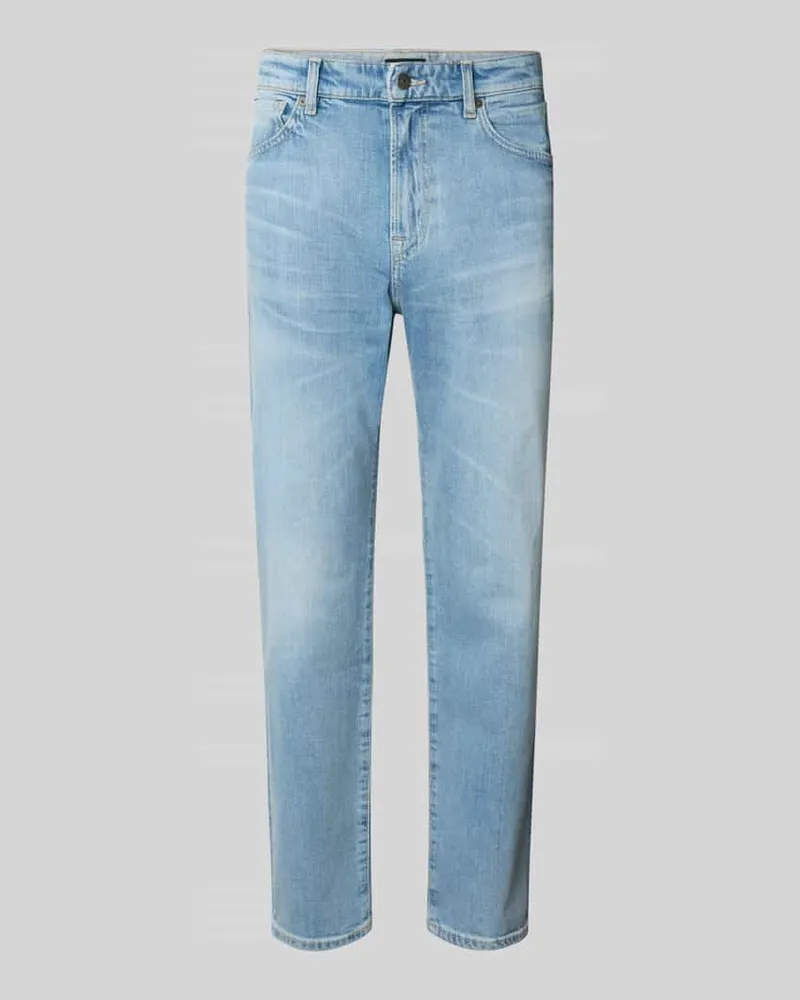 HUGO BOSS Regular Fit Jeans aus Baumwoll-Mix Modell 'REMAINE BO 
