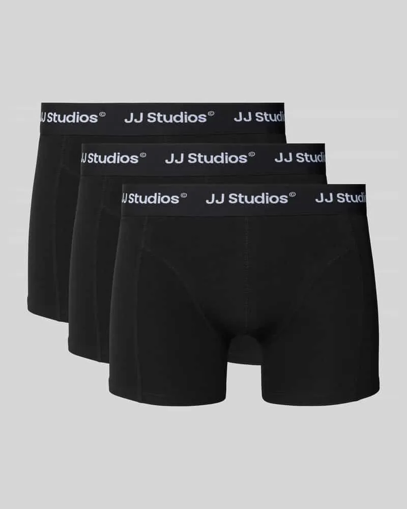 Jack & Jones Trunks mit Logo-Stitching Modell 'Soho' im 3er-Pack 