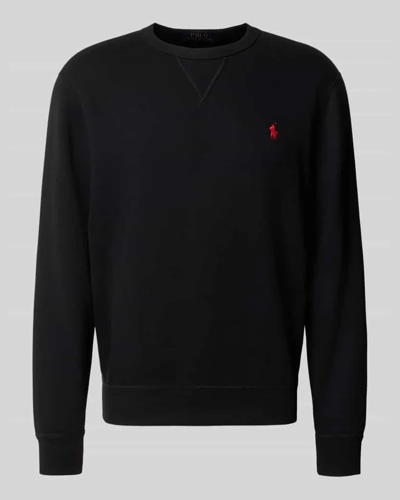Ralph Lauren Regular Fit Sweatshirt aus Baumwoll-Mix Black