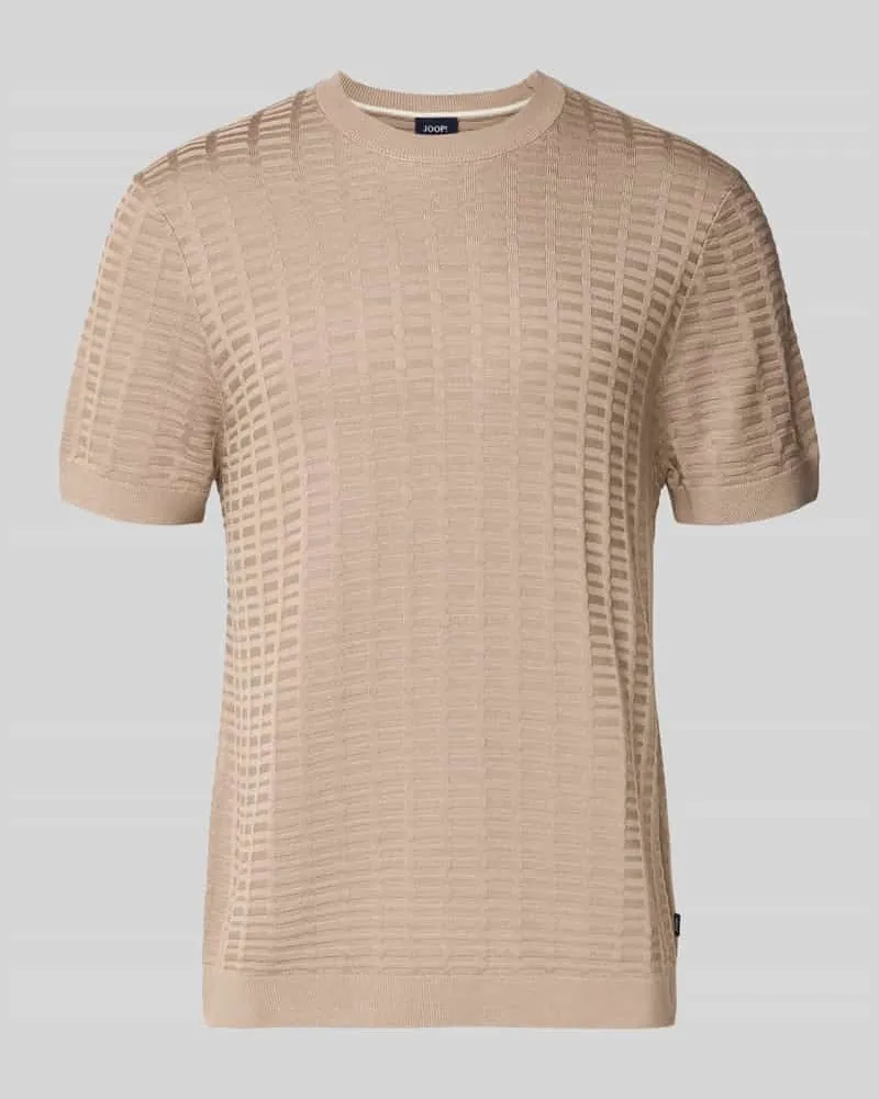 JOOP! T-Shirt mit Label-Detail Modell 'Theor Beige