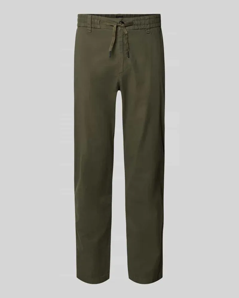 HUGO BOSS Tapered Chino aus Baumwoll-Mix Modell 'CHINO-TAPERED-DS-10 Khaki