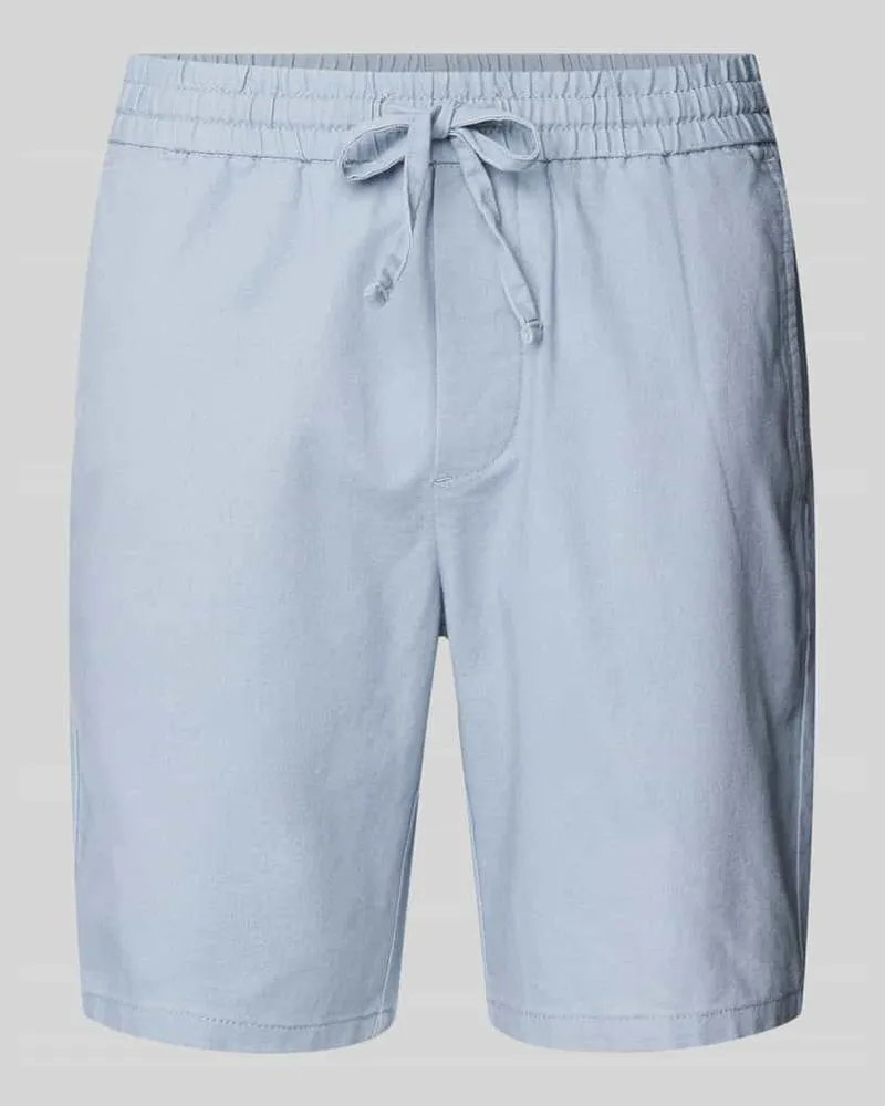 Only & Sons Regular Fit Shorts aus Baumwoll-Leinen-Mix Modell 'LINUS 
