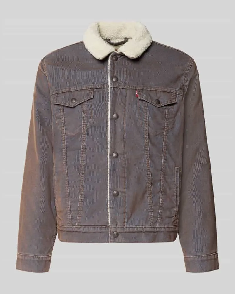 Levi's Relaxed Fit Jeansjacke aus Baumwoll-Mix Graphit
