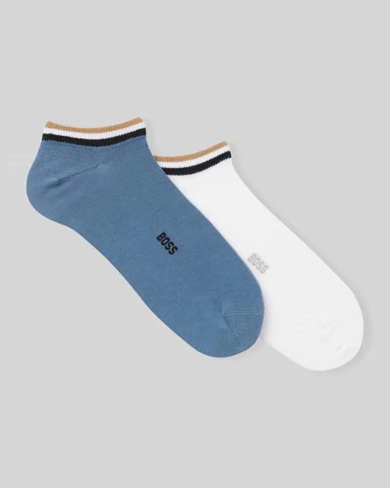 HUGO BOSS Socken aus Baumwoll-Mix im 2er-Pack Blau