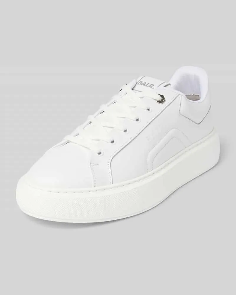 BALR. Sneaker mit Label-Patch Modell 'Phat Q Weiss