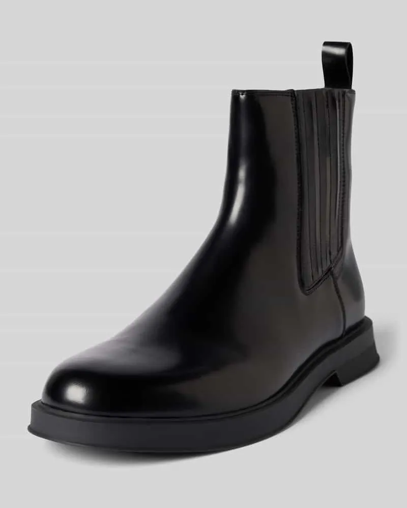 HUGO BOSS Stiefel aus echtem Leder Modell 'LENNER Black