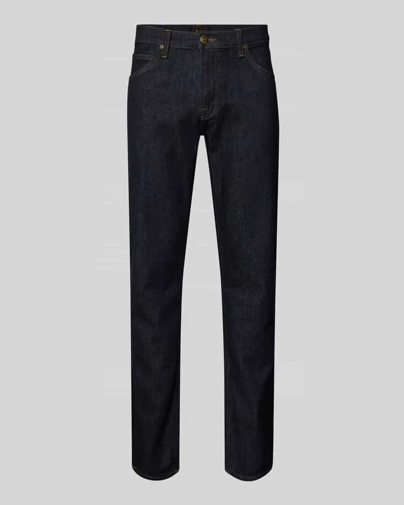 Lee Slim Fit Jeans im 5-Pocket-Design Modell 'DAREN Dunkelblau