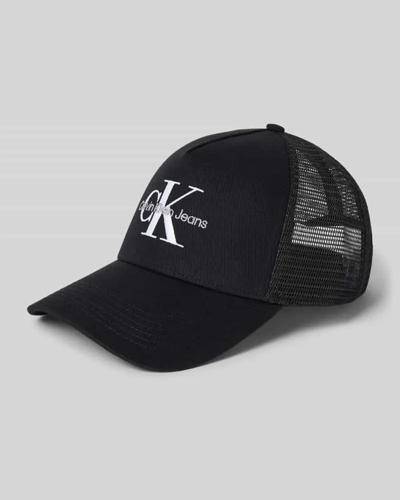 Calvin Klein Basecap mit Label-Stitching Black