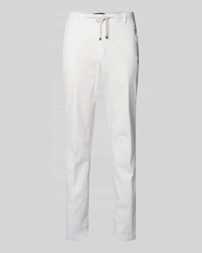 JOOP! Slim Fit Jeans mit Kordelzug Modell 'Sake Offwhite