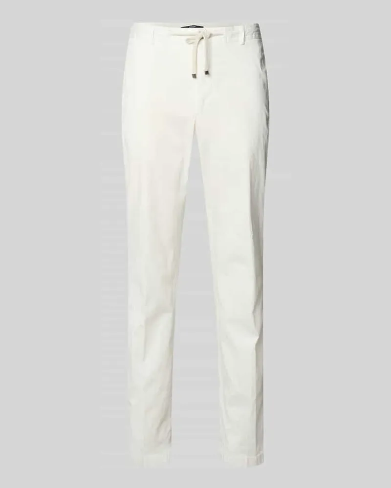 JOOP! Slim Fit Jeans mit Kordelzug Modell 'Sake Offwhite