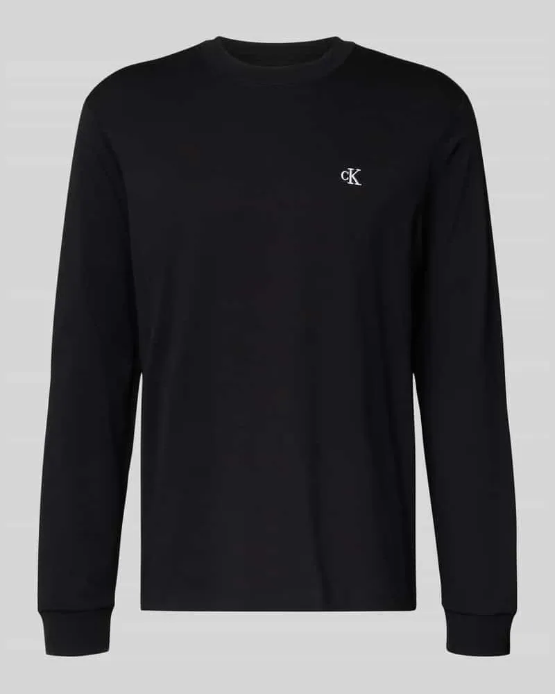 Calvin Klein Longsleeve mit Logo-Stitching 