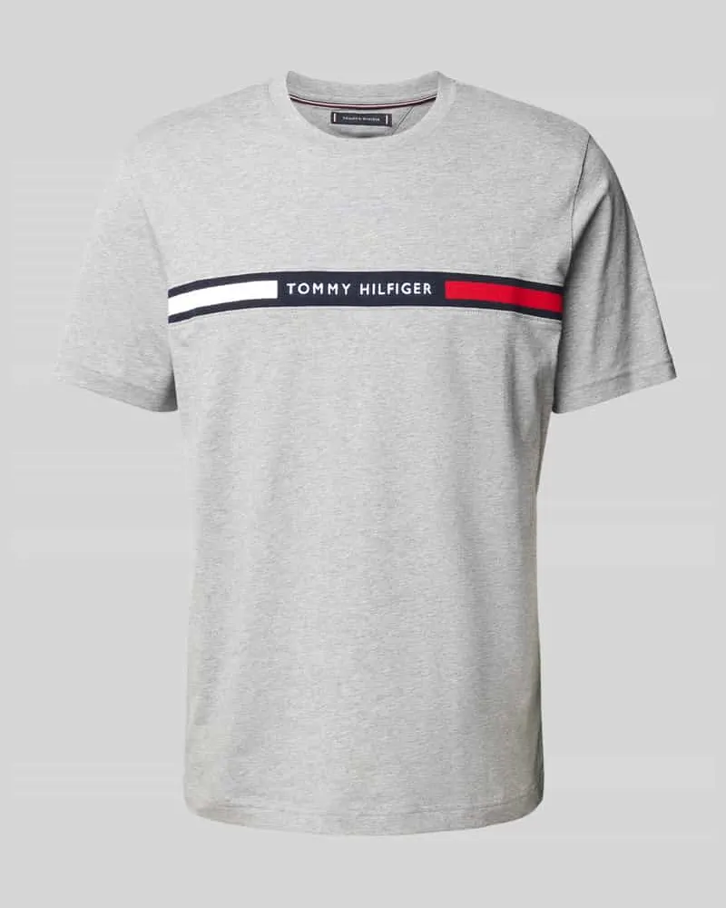 Tommy Hilfiger Regular Fit T-Shirt mit Label-Stitching 