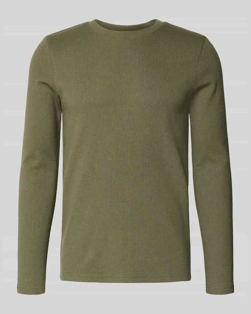 McNeal Longshirt mit Rundhalsausschnitt Oliv