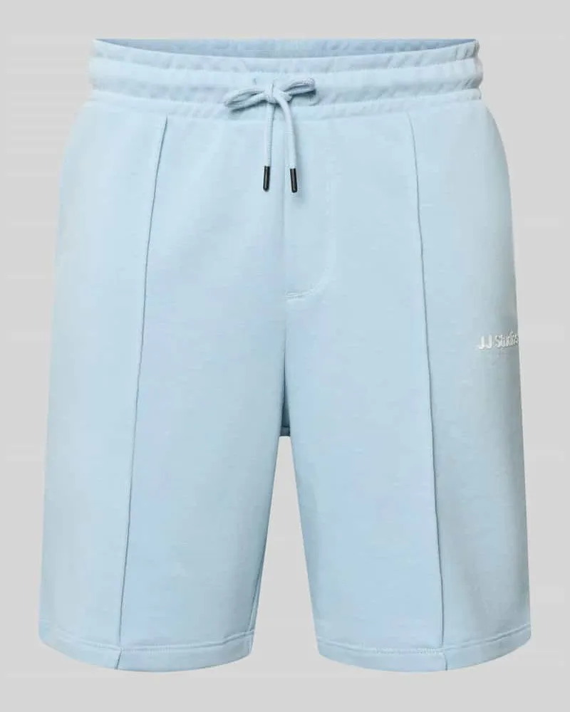 Jack & Jones Sweatshorts mit Logo Model 'KANE Hellblau