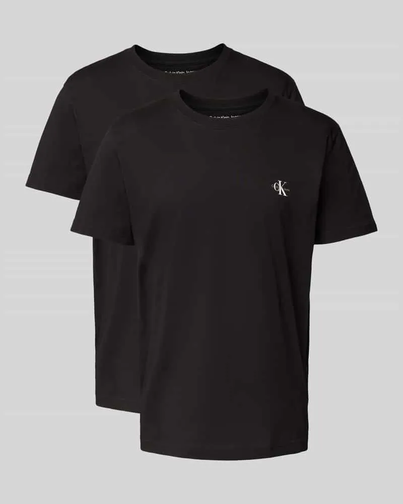 Calvin Klein Regular Fit T-Shirt aus reiner Baumwolle 