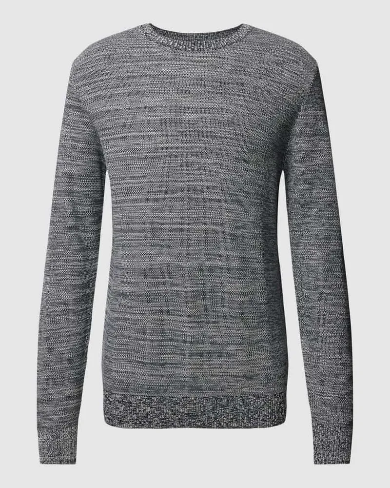 S.Oliver Strickpullover in melierter Optik 