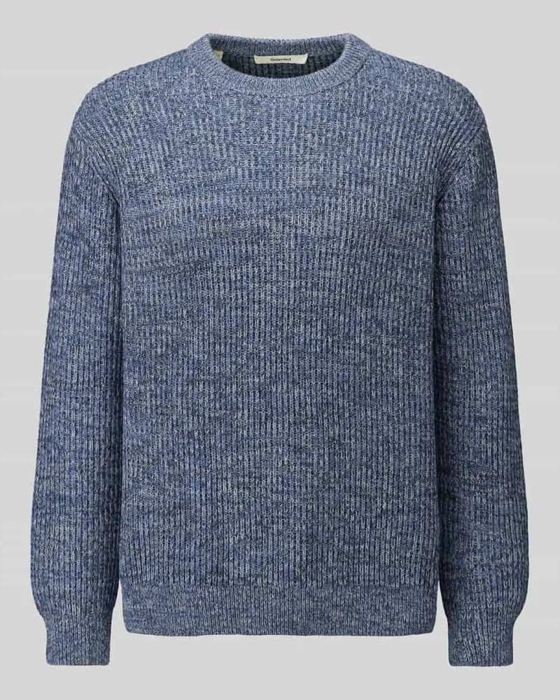 Selected Relaxed Fit Pullover aus reiner Baumwolle Modell 'TILUM Hellblau